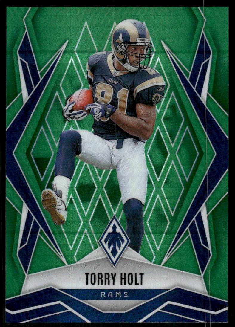 2025 Panini Phoenix #137 Torry Holt Green Hyper Prizm #/149