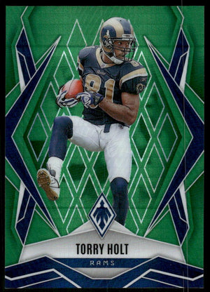 2025 Panini Phoenix #137 Torry Holt Green Hyper Prizm #/149