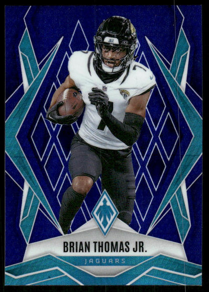 2025 Panini Phoenix #99 Brian Thomas Jr. Red Lazer Prizm #/199