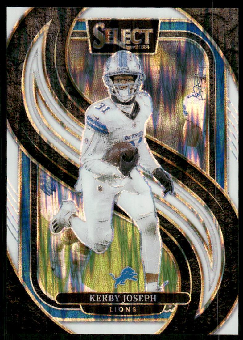 2024 Panini Select #177 Kerby Joseph White Prizm Shock #/199