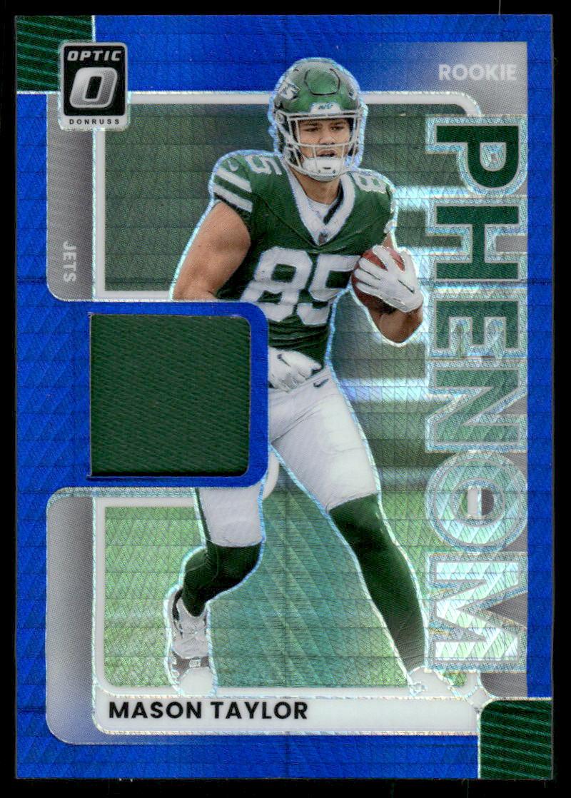 2025 Donruss Optic #RPBH-MTR Mason Taylor Rookie Phenoms Blue Hyper