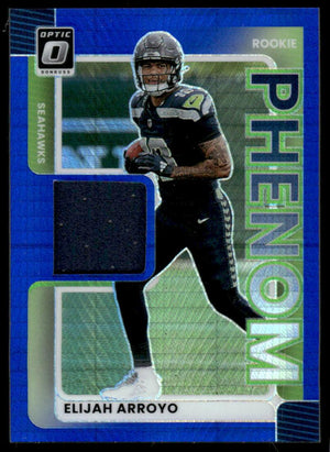 2025 Donruss Optic #RPBH-EAO Elijah Arroyo Rookie Phenoms Blue Hyper