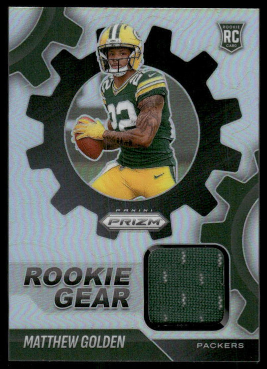 2025 Panini Prizm #RGR-MGN Matthew Golden Rookie Gear