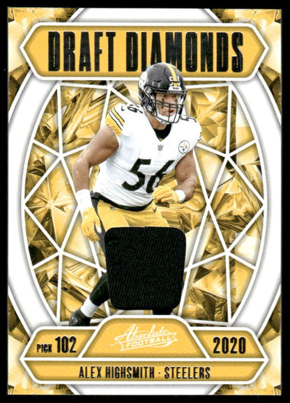 2025 Panini Absolute #DDJ-AHI Alex Highsmith Draft Diamonds Jersey