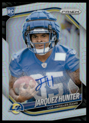 2025 Panini Prizm #353 Jarquez Hunter Prizm Autographs Silver
