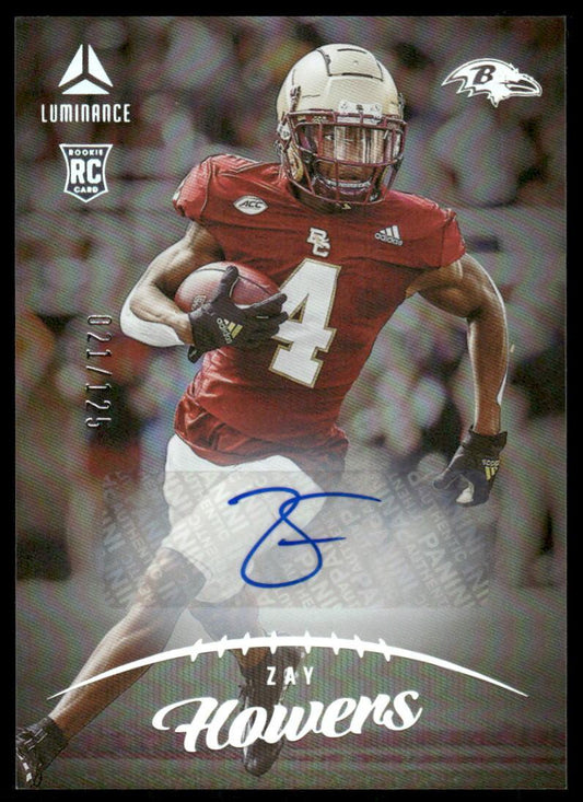 2023 Panini Luminance #108 Zay Flowers Autographs #/125