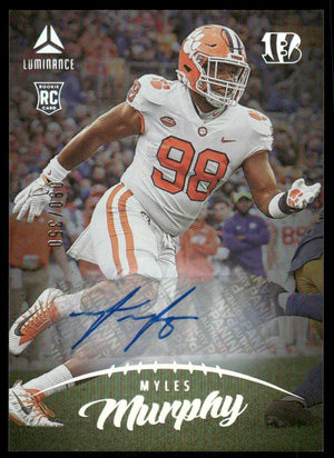 2023 Panini Luminance #159 Myles Murphy Autographs #/350