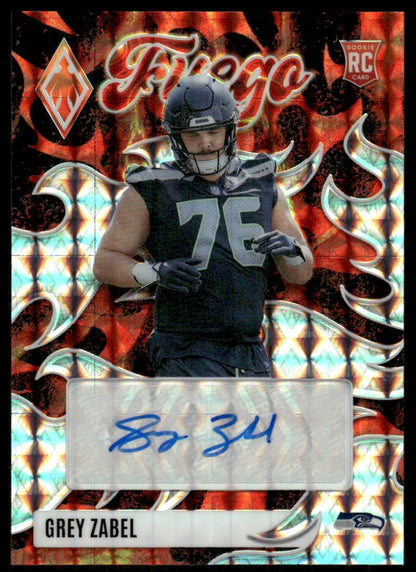 2025 Panini Phoenix #FUS-GZL Grey Zabel Fuego Signatures