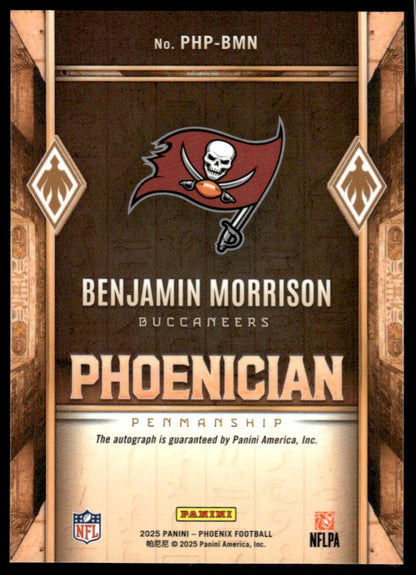 2025 Panini Phoenix #PHP-BMN Benjamin Morrison Phoenician Penmanship