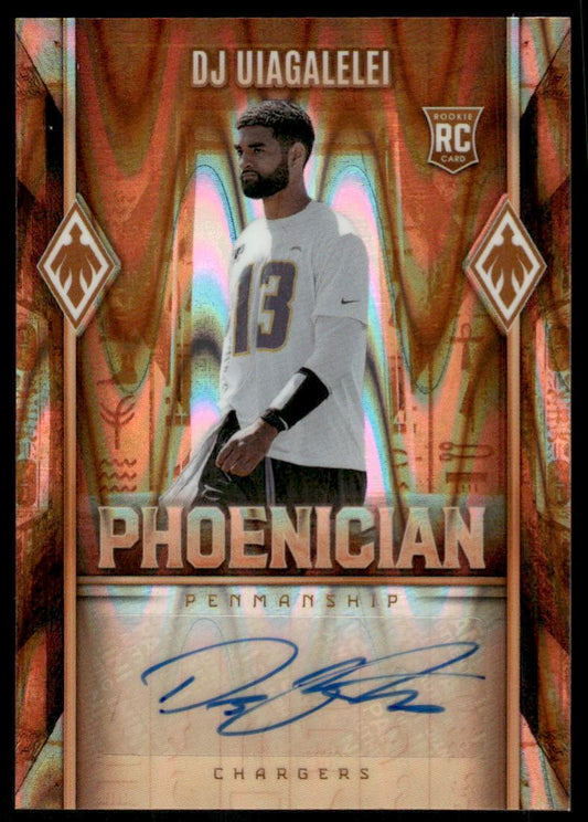 DJ Uiagalelei Phoenician Penmanship Seismic Prizm #/15