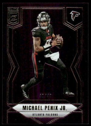 2025 Donruss Elite #47 Michael Penix Jr. Purple #/49