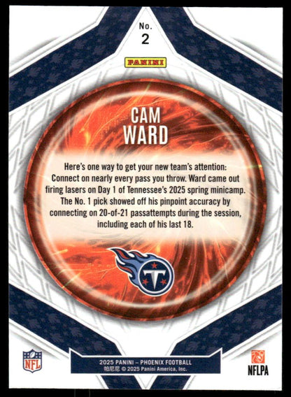 2025 Panini Phoenix #2 Cam Ward Paragon