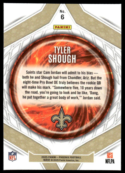 2025 Panini Phoenix #6 Tyler Shough Paragon