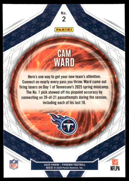 2025 Panini Phoenix #2 Cam Ward Paragon