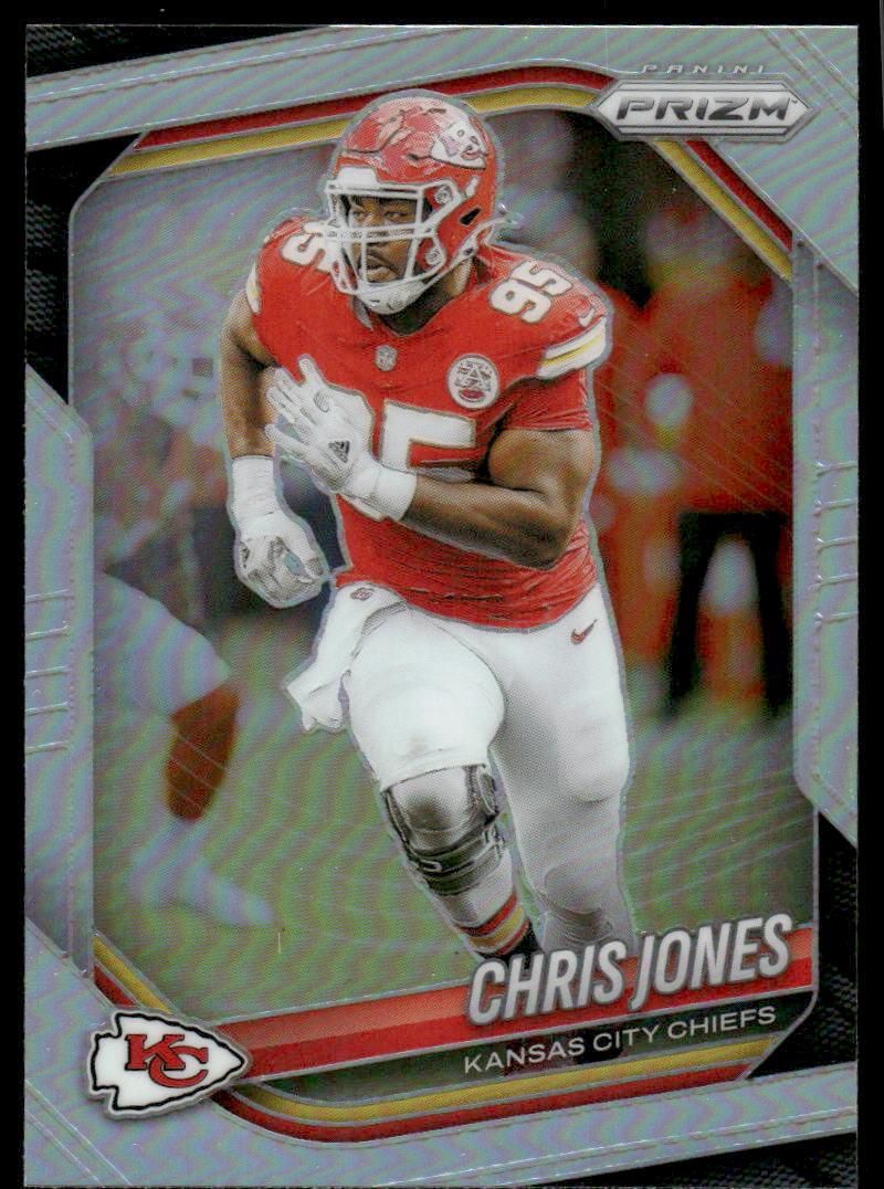 2025 Panini Prizm #113 Chris Jones Silver