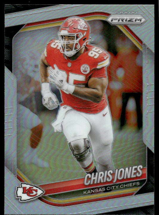 2025 Panini Prizm #113 Chris Jones Silver