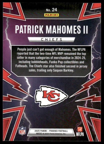 2025 Panini Phoenix #24 Patrick Mahomes II Thunderbirds
