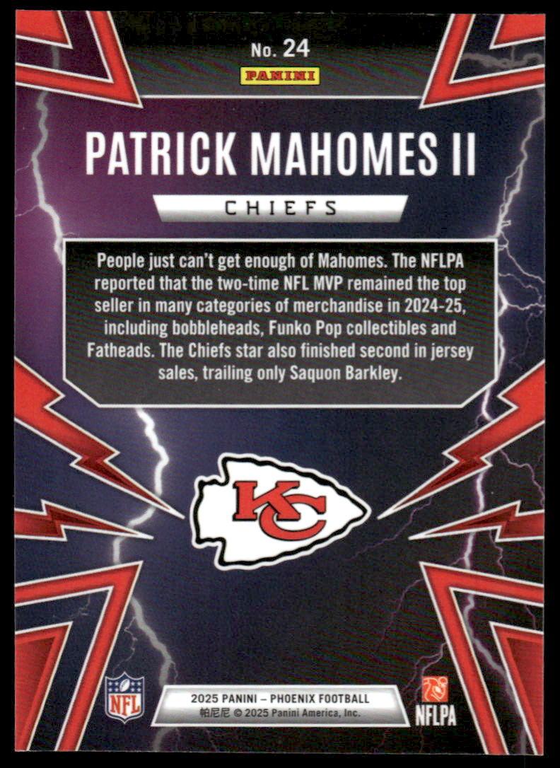 2025 Panini Phoenix #24 Patrick Mahomes II Thunderbirds