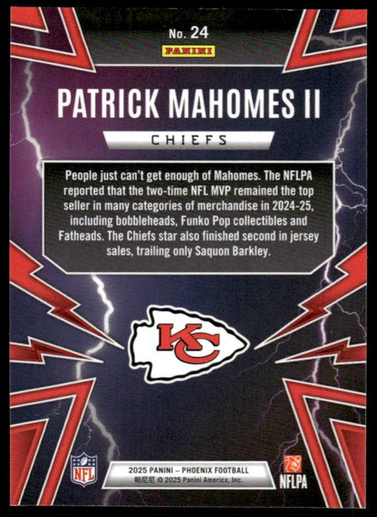 2025 Panini Phoenix #24 Patrick Mahomes II Thunderbirds