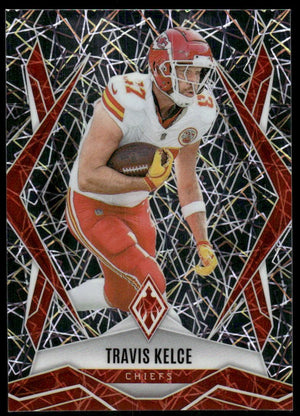 2025 Panini Phoenix #60 Travis Kelce Silver Lazer Prizm