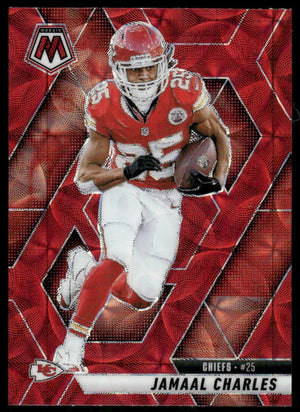 2025 Panini Mosaic #18 Jamaal Charles Mosaic Red