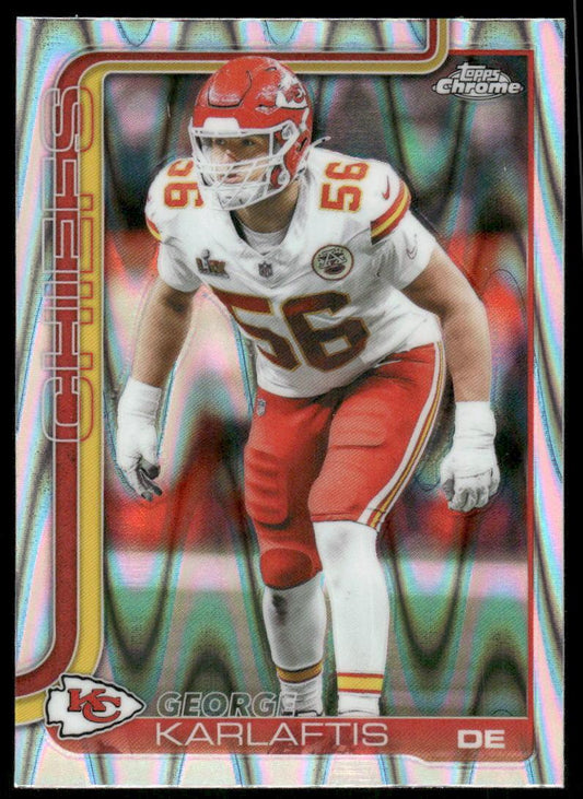 2025 Topps Chrome #152 George Karlaftis Topps Refractor