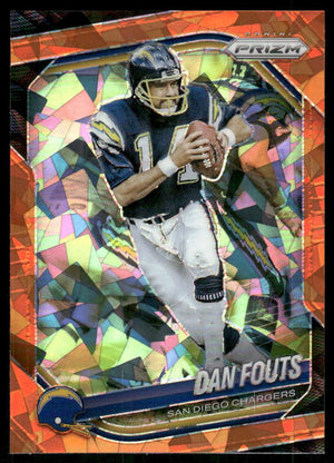 2025 Panini Prizm #89 Dan Fouts Orange Ice