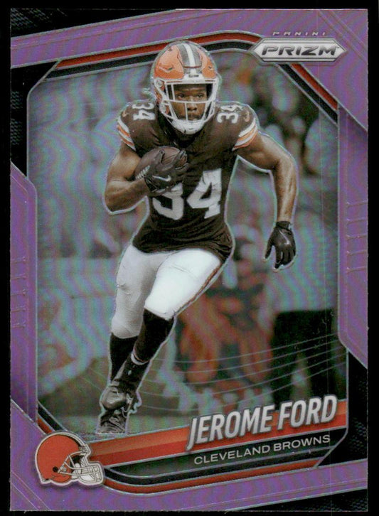 2025 Panini Prizm #227 Jerome Ford Pink