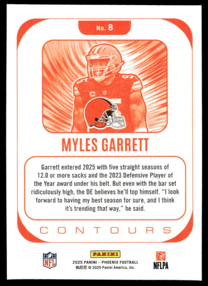 2025 Panini Phoenix #8 Myles Garrett Contours