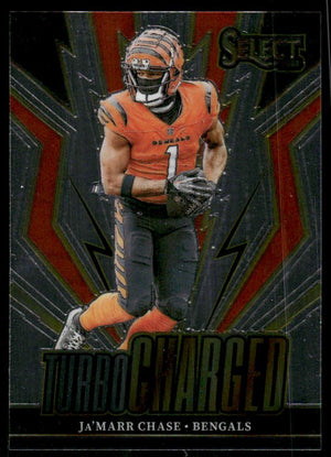 2023 Panini Select #TUR-JCH Ja'Marr Chase Turbocharged