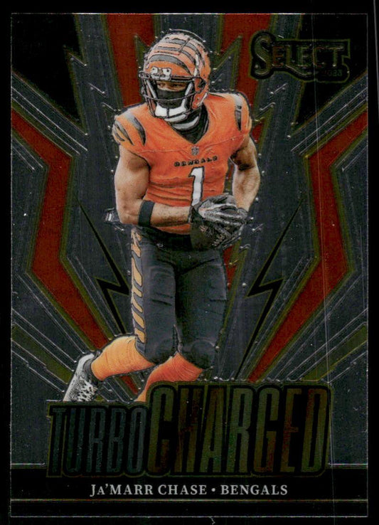 2023 Panini Select #TUR-JCH Ja'Marr Chase Turbocharged