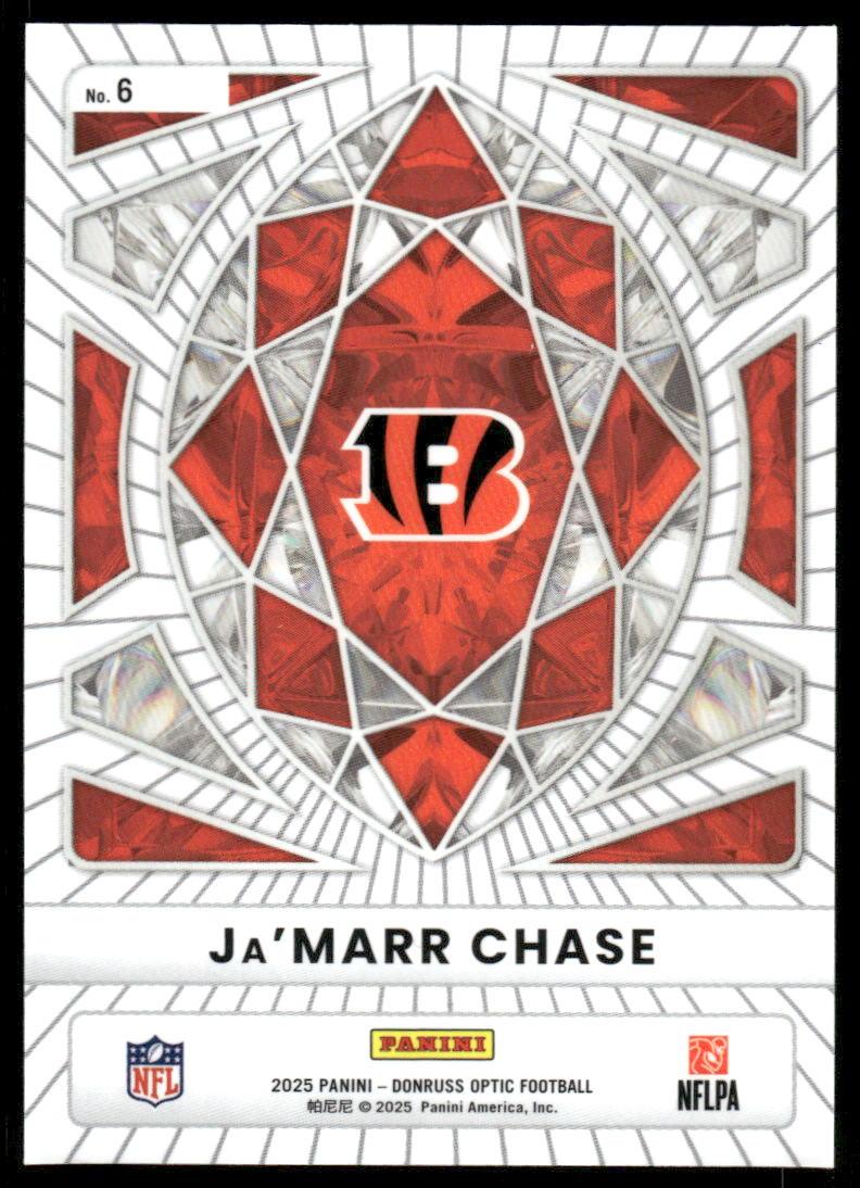 2025 Donruss Optic #6 Ja'Marr Chase Diamond Hands