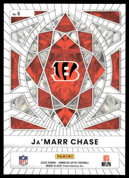 2025 Donruss Optic #6 Ja'Marr Chase Diamond Hands