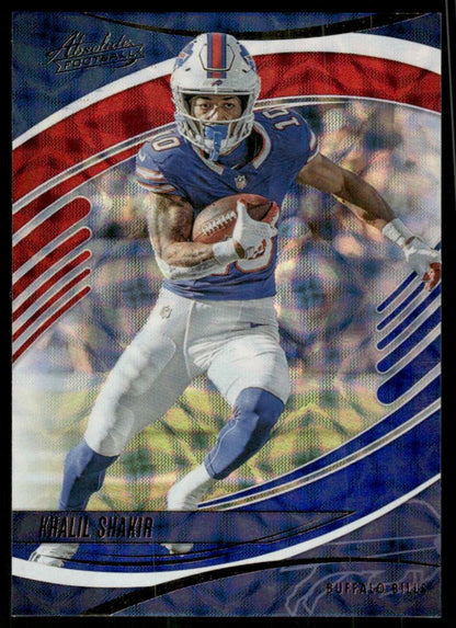 2025 Panini Absolute #43 Khalil Shakir Blue