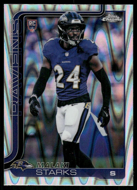 2025 Topps Chrome #347 Malaki Starks Topps Refractor