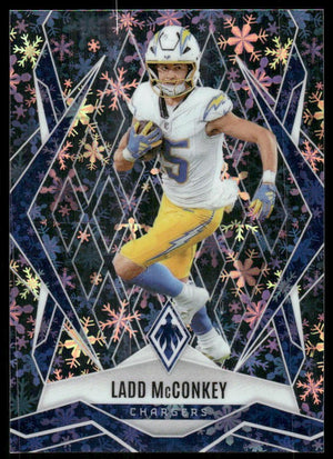 2025 Panini Phoenix #66 Ladd McConkey Silver Winter Prizm