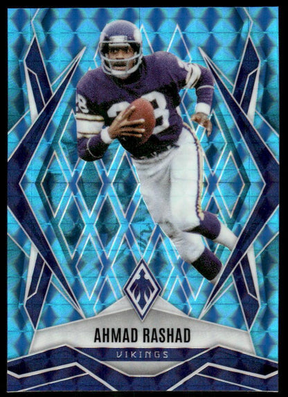 2025 Panini Phoenix #50 Ahmad Rashad Light Blue Pyramids Prizm #/385