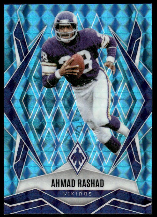 2025 Panini Phoenix #50 Ahmad Rashad Light Blue Pyramids Prizm #/385