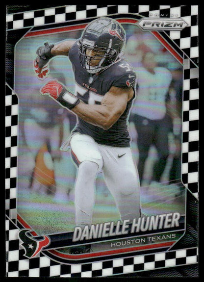 2025 Panini Prizm #48 Danielle Hunter Black and White Checker