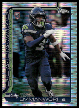 2025 Topps Chrome #348 Nick Emmanwori Topps Refractor