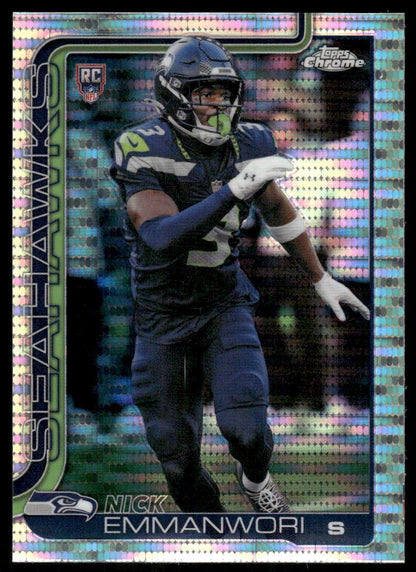2025 Topps Chrome #348 Nick Emmanwori Topps Refractor