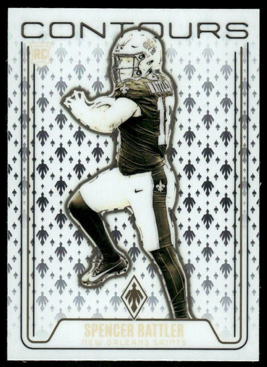 2024 Panini Phoenix #CON-SRR Spencer Rattler Contours
