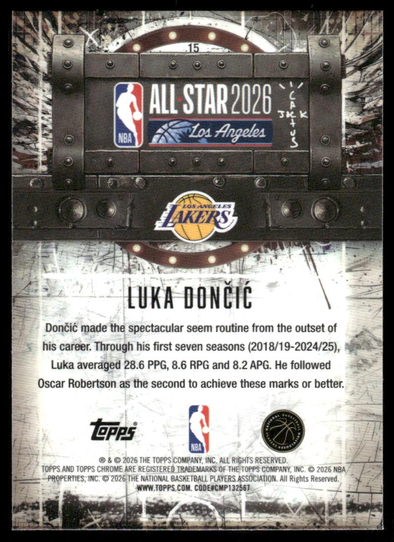 Luka Doncic 2025-26 Topps All-Star Game CACTUS JACK