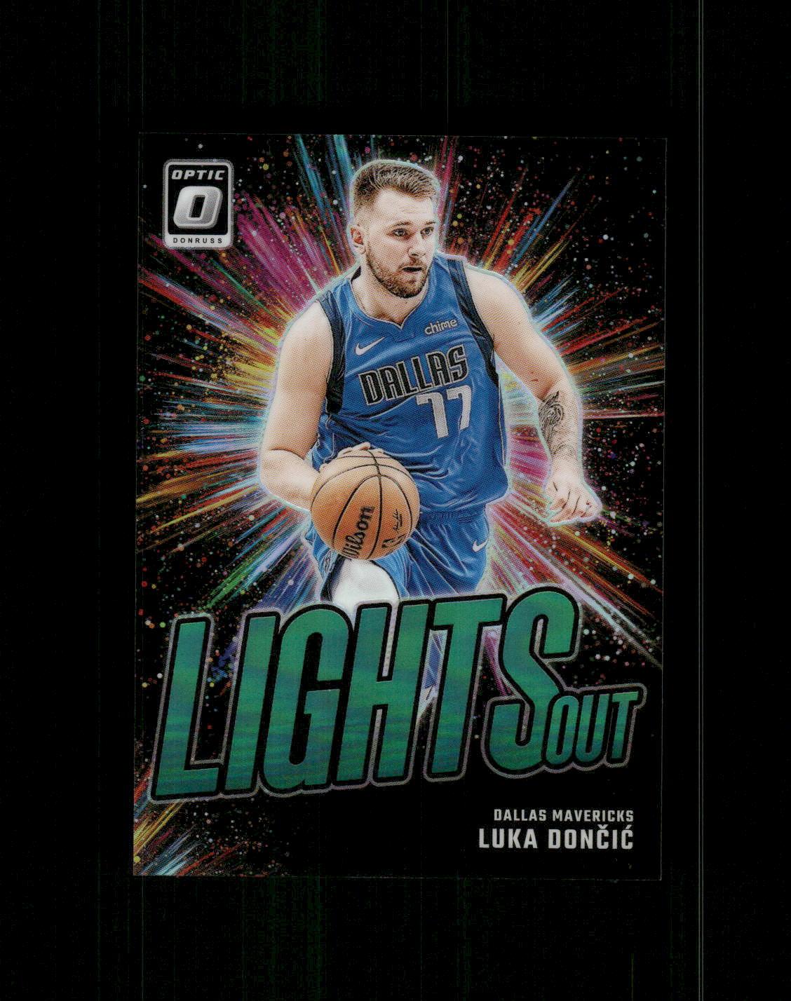 2024-25 Donruss Optic #1 Luka Doncic Lights Out Green #/5