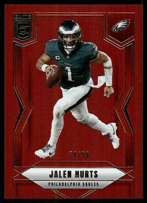 2025 Donruss Elite #22 Jalen Hurts Status Metallic RED #/99
