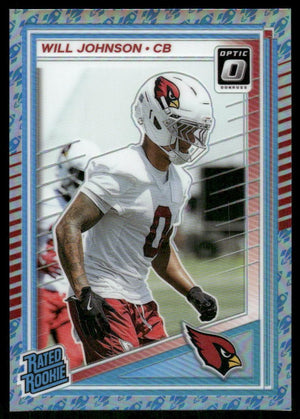 2025 Donruss Optic #247 Will Johnson ROCKET EMOJI