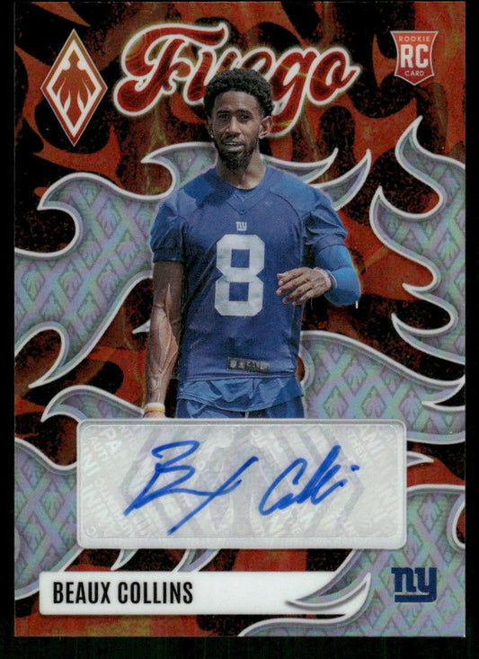 2025 Panini Phoenix #FUS-BCS Beaux Collins Fuego Signatures