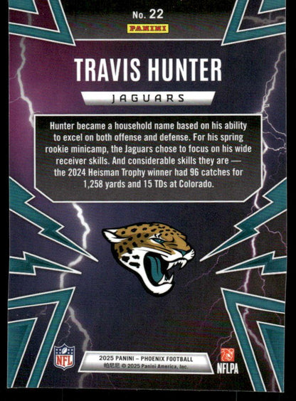 2025 Panini Phoenix #22 Travis Hunter Thunderbirds