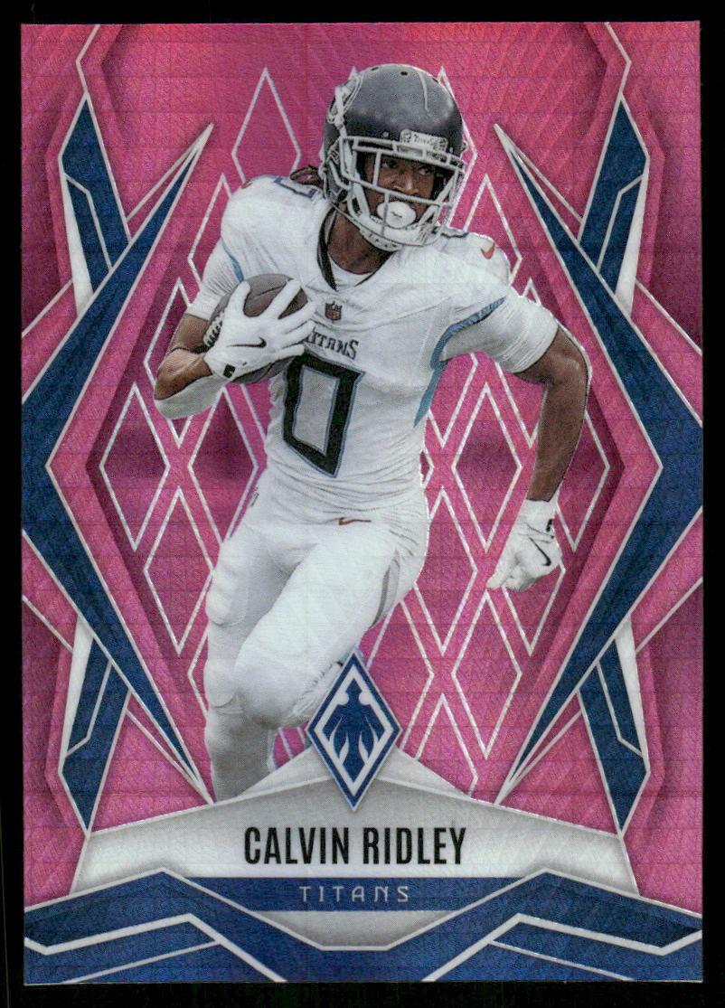 2025 Panini Phoenix #147 Calvin Ridley Pink Hyper Prizm #/299