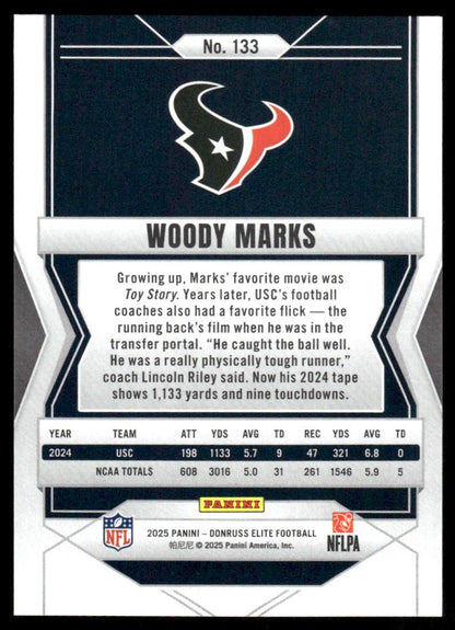 2025 Donruss Elite #133 Woody Marks #/999